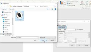 Manipulate watermarks in Microsoft Word - Import a logo