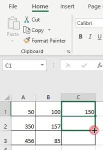 drag copy excel formula