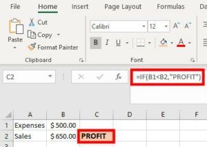Excel 'True' formula change wording