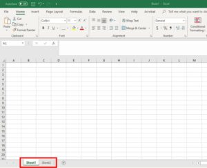 excel tabs located at bottom of worksheet
