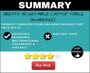 Summary for Avantree Adjustable Laptop Table