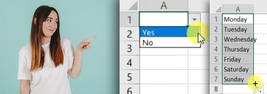 How to Create Excel Drop-down List, AutoFill & Flash Fill
