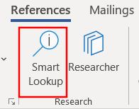 smart lookup